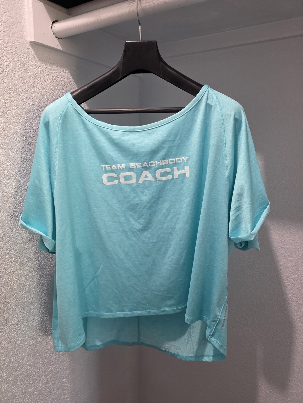Women's XL Beachbody Coach Light Blue Shirt